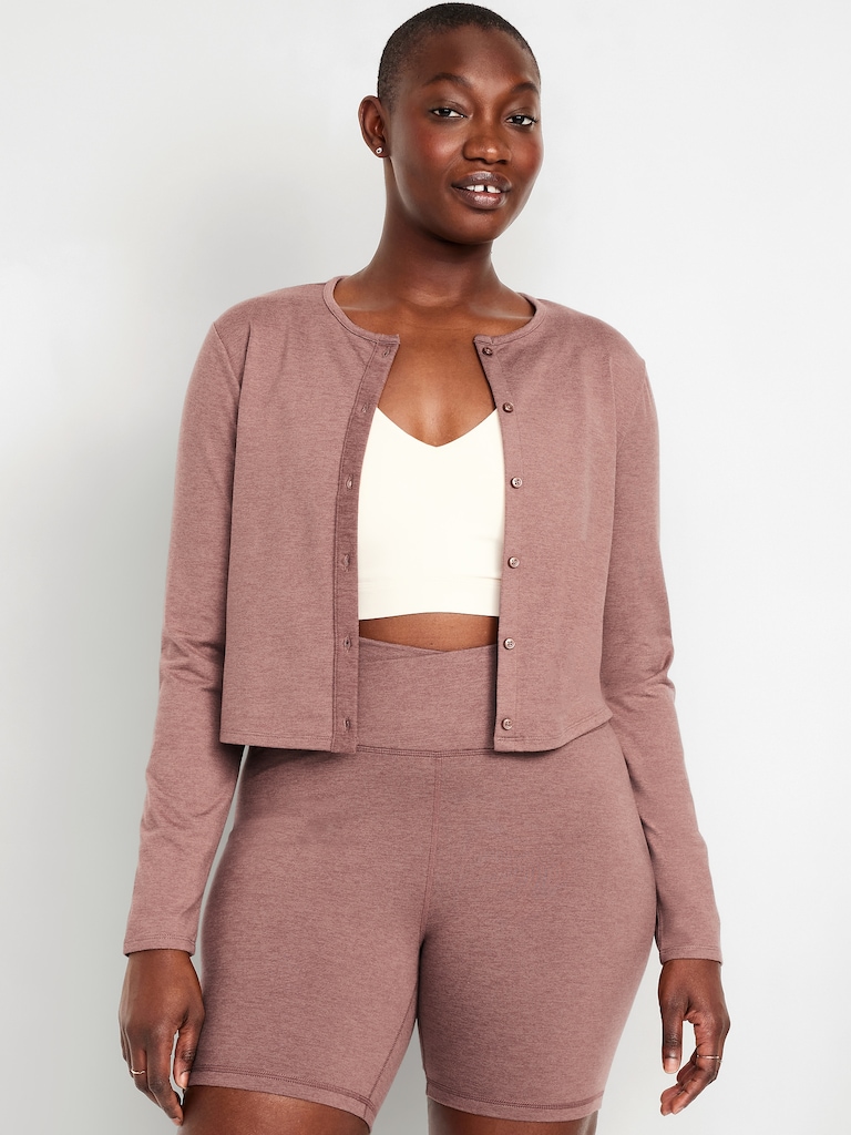 CloudComfy Cropped Cardigan