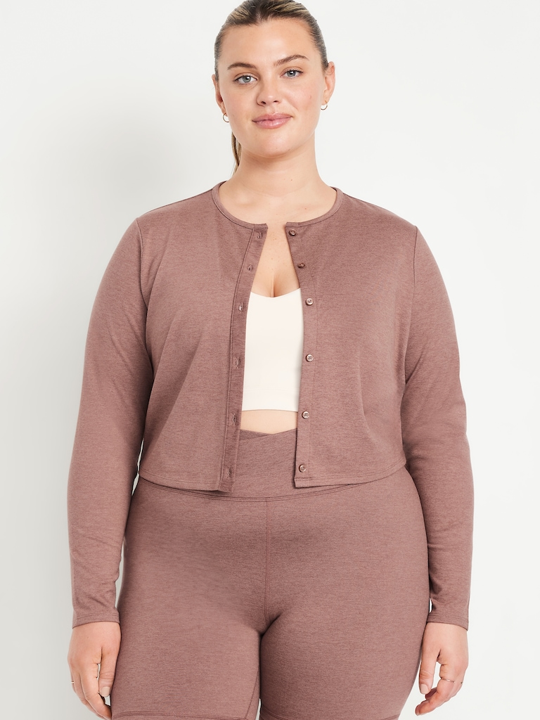 CloudComfy Cropped Cardigan