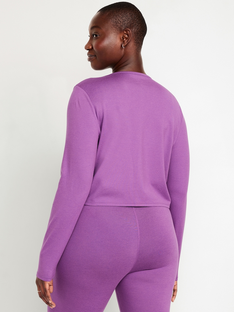 CloudComfy Cropped Cardigan