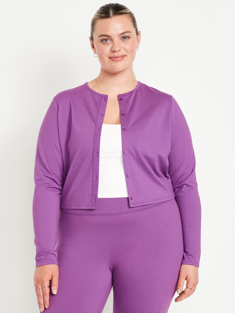 CloudComfy Cropped Cardigan