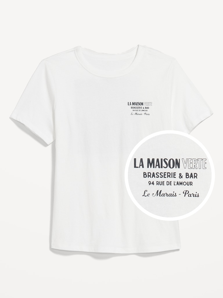 EveryWear Crew-Neck Graphic T-Shirt