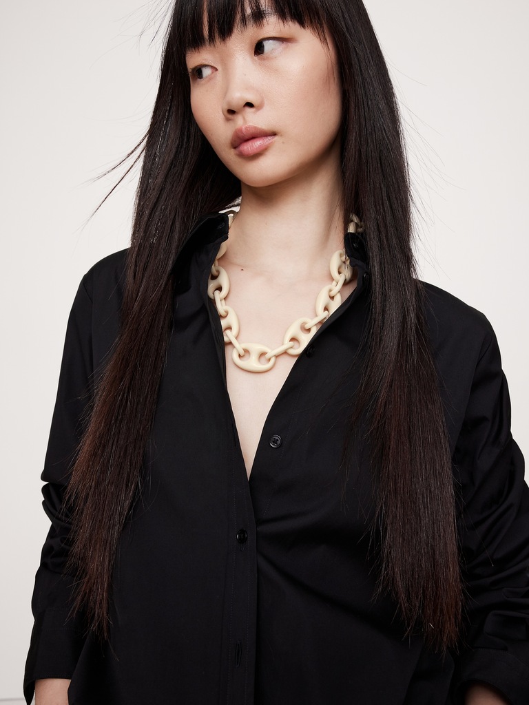 Ivory Mariner Link Necklace by Aureus + Argent