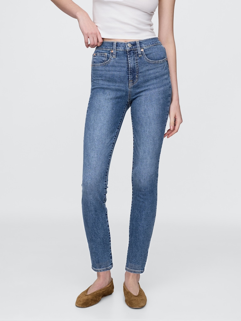 High Rise True Skinny Jeans
