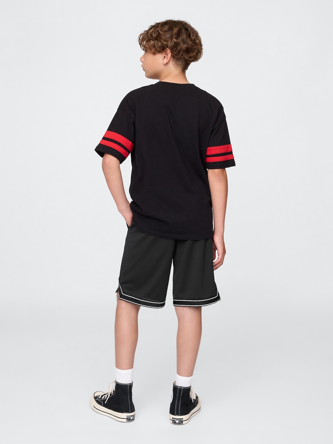 Kids GapFit 8.5" Mesh Pull-On Shorts