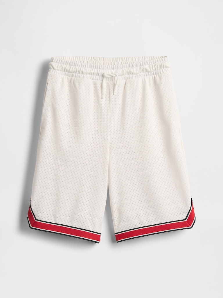 Kids GapFit 8.5" Mesh Pull-On Shorts