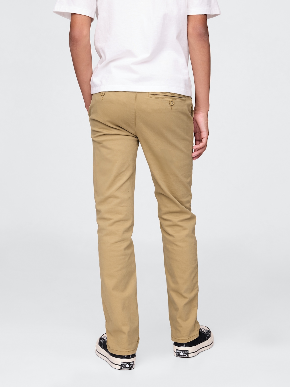Kids Uniform Straight-Fit Stretch Khakis