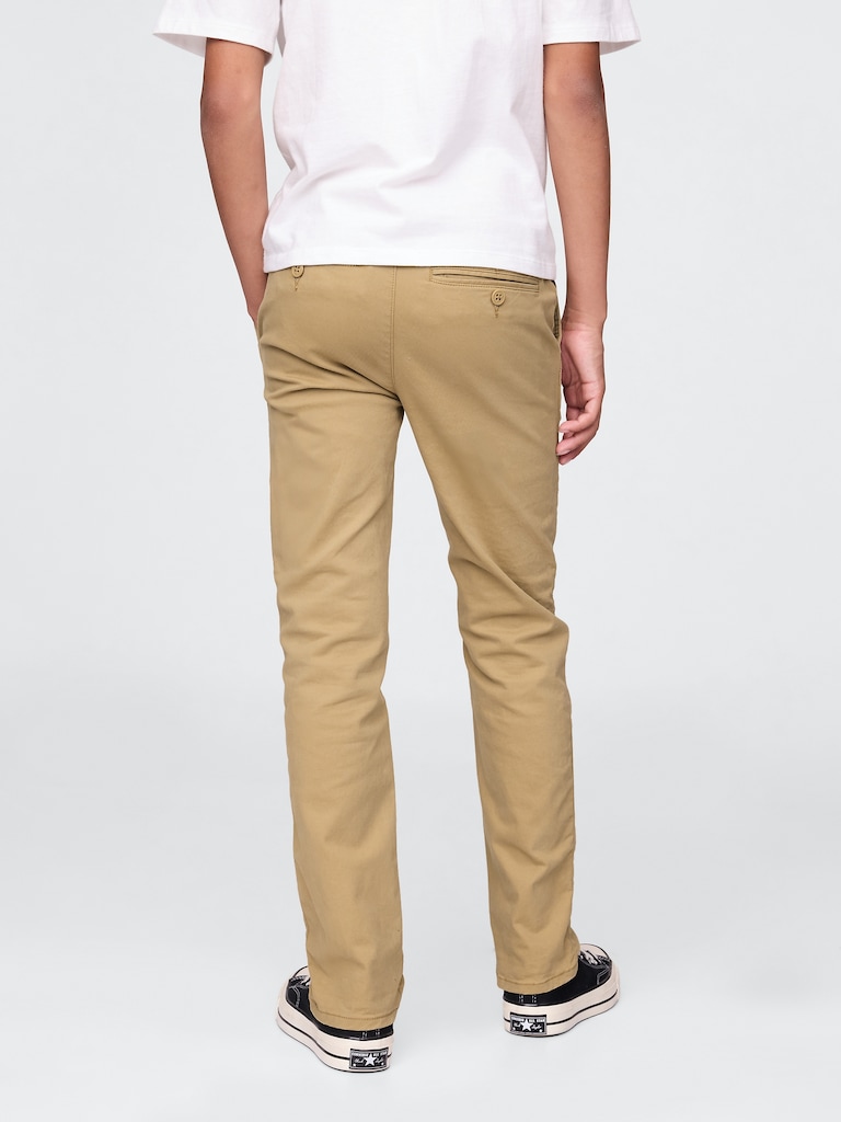 Kids Uniform Straight-Fit Stretch Khakis