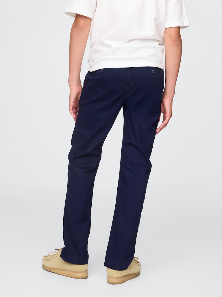 Kids Uniform Straight-Fit Stretch Khakis
