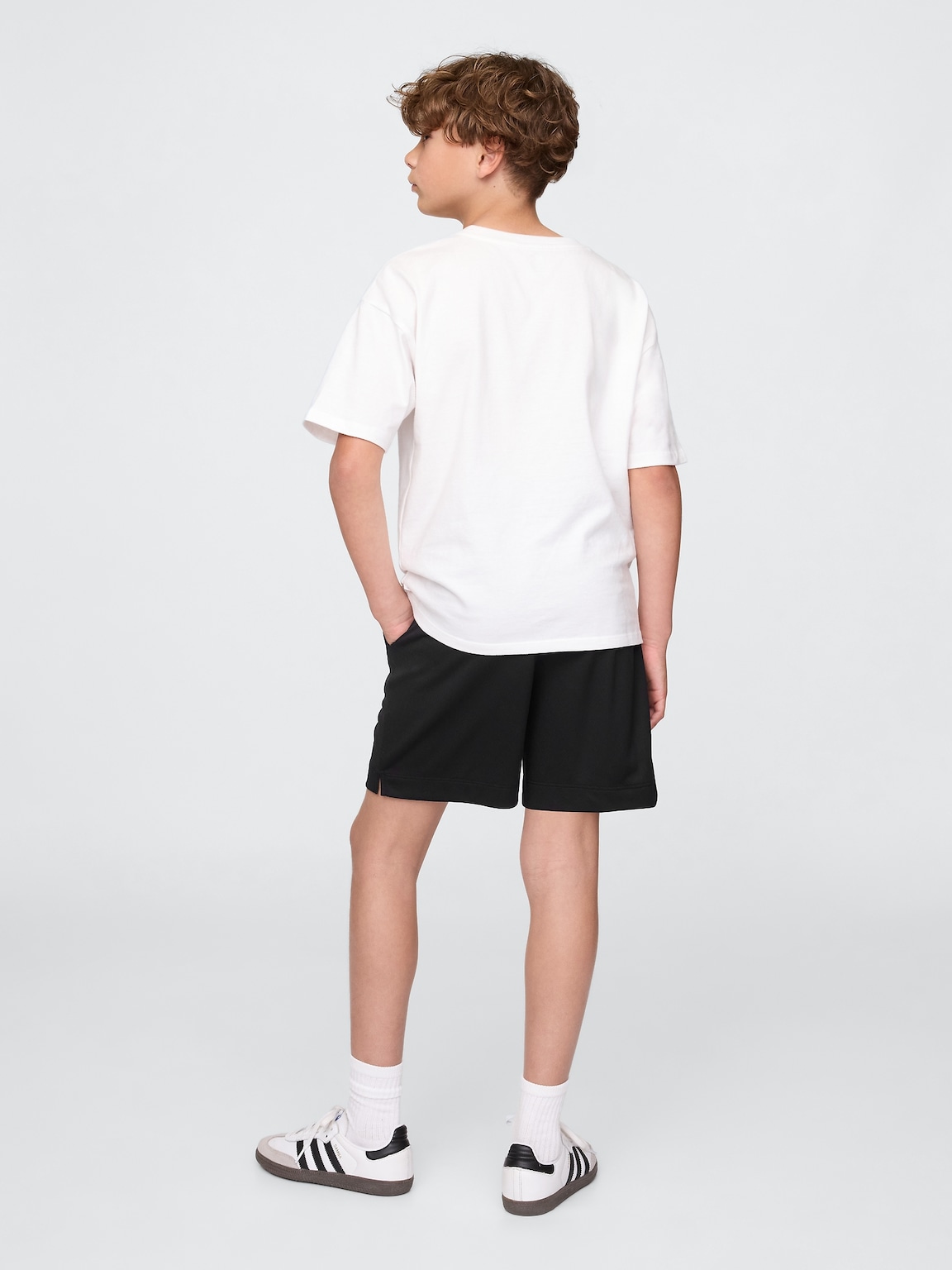 Kids GapFit 6" Recycled Mesh Easy Shorts