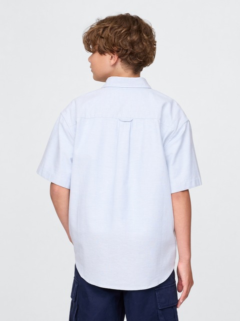 Kids Uniform Relaxed Oxford Shirt