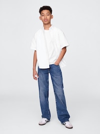 Kids Uniform Relaxed Oxford Shirt