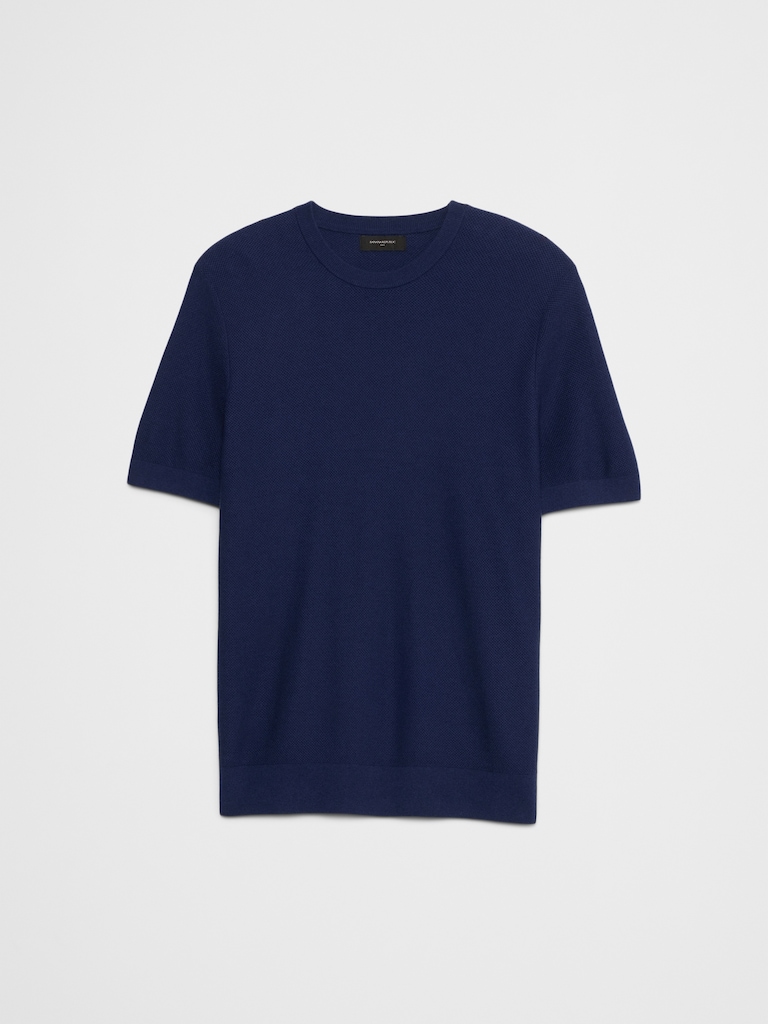 Textured Sweater T-Shirt