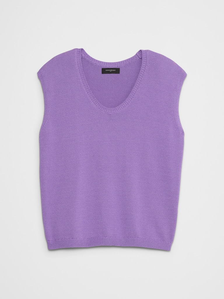 Scoop-Neck Pullover Sweater