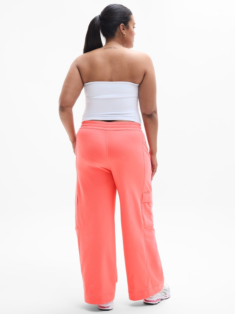 Retroterry High Rise Wide Leg Cargo Pant