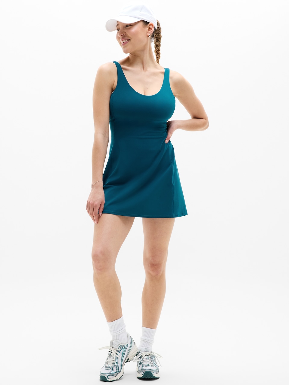 V-Neck Hardware One-Piece Swimsuit