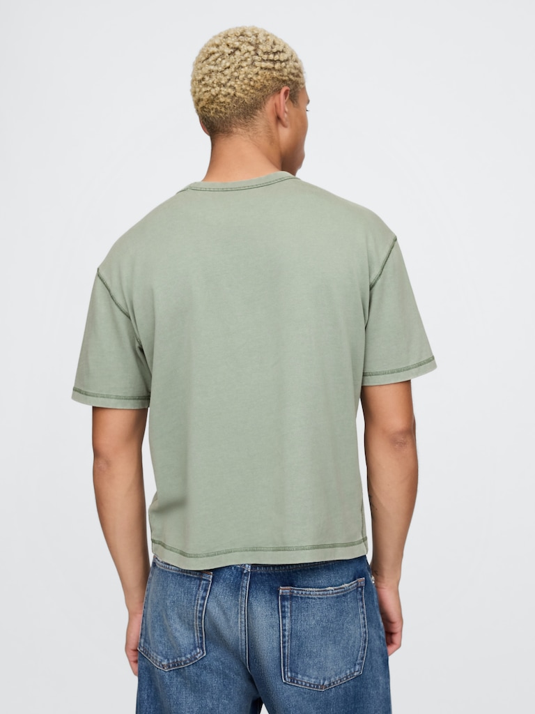 Adult Heavyweight Crop T-Shirt