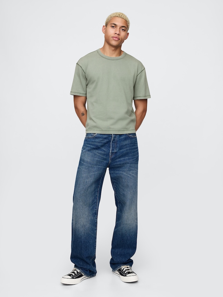 Adult Heavyweight Crop T-Shirt