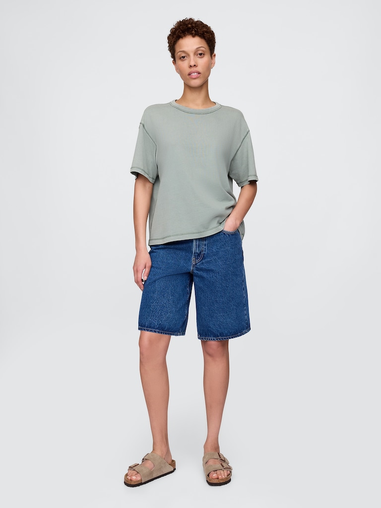 Adult Heavyweight Crop T-Shirt