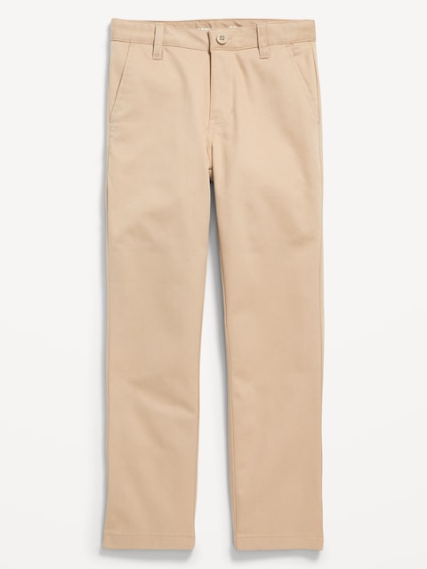 Slim School Uniform Chino Pants for Boys