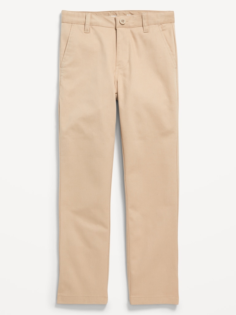 Slim School Uniform Chino Pants for Boys