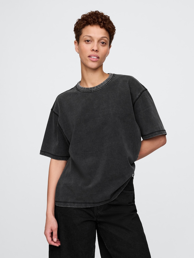 Adult Heavyweight Crop T-Shirt