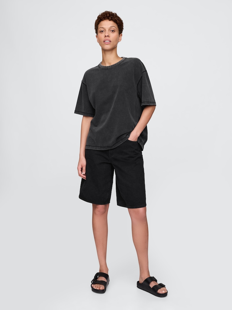 Adult Heavyweight Crop T-Shirt