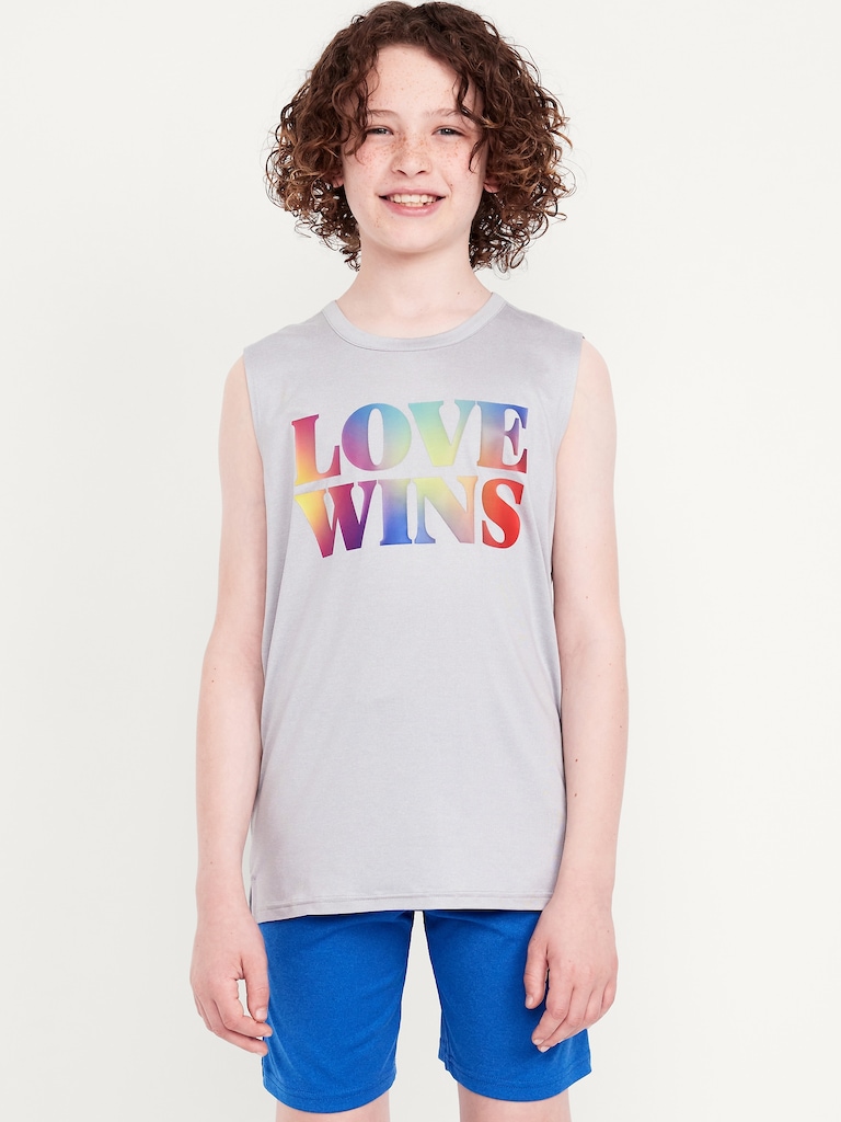 CloudMotion Graphic Performance Tank Top for Boys