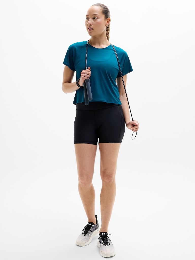 Grid Knit Tee