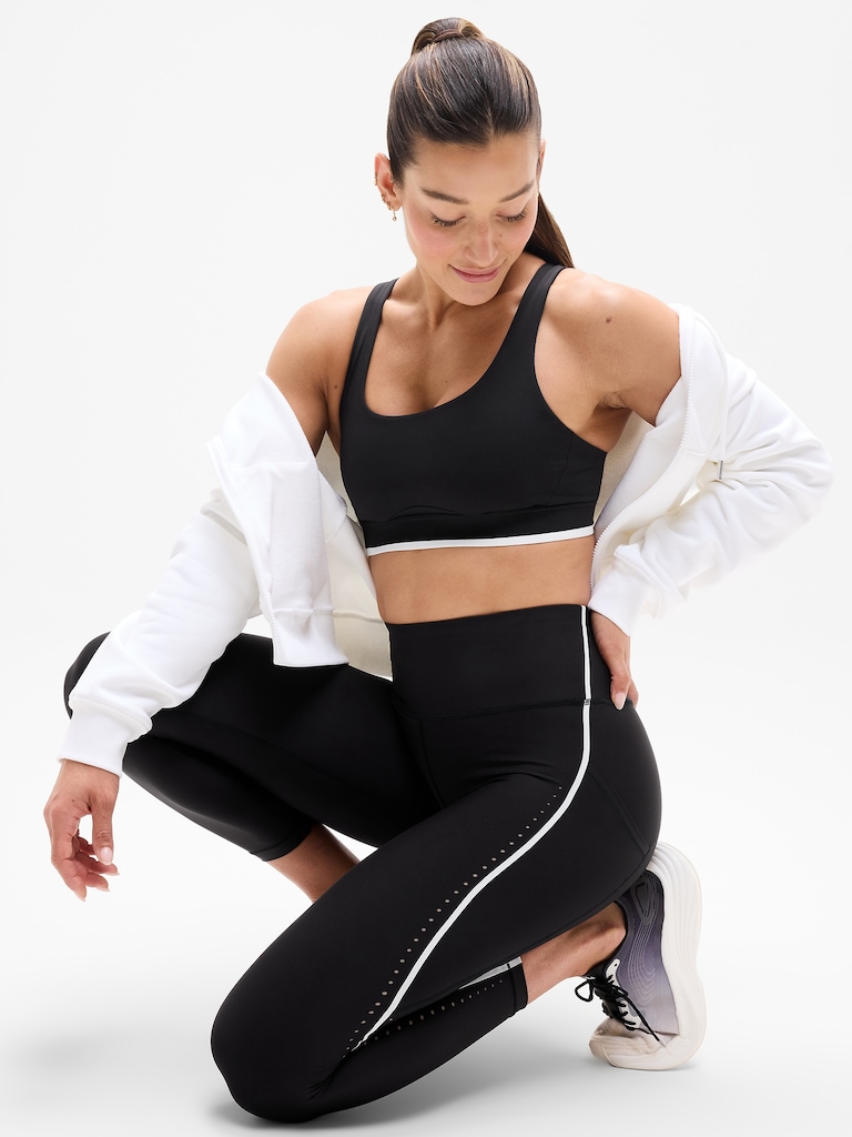 Interval Stash Ultra High Rise Tipped Lasercut 7/8 Legging