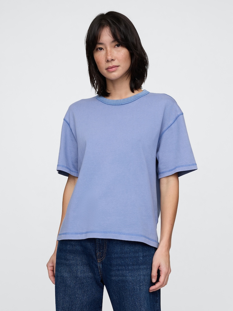 Adult Heavyweight Crop T-Shirt