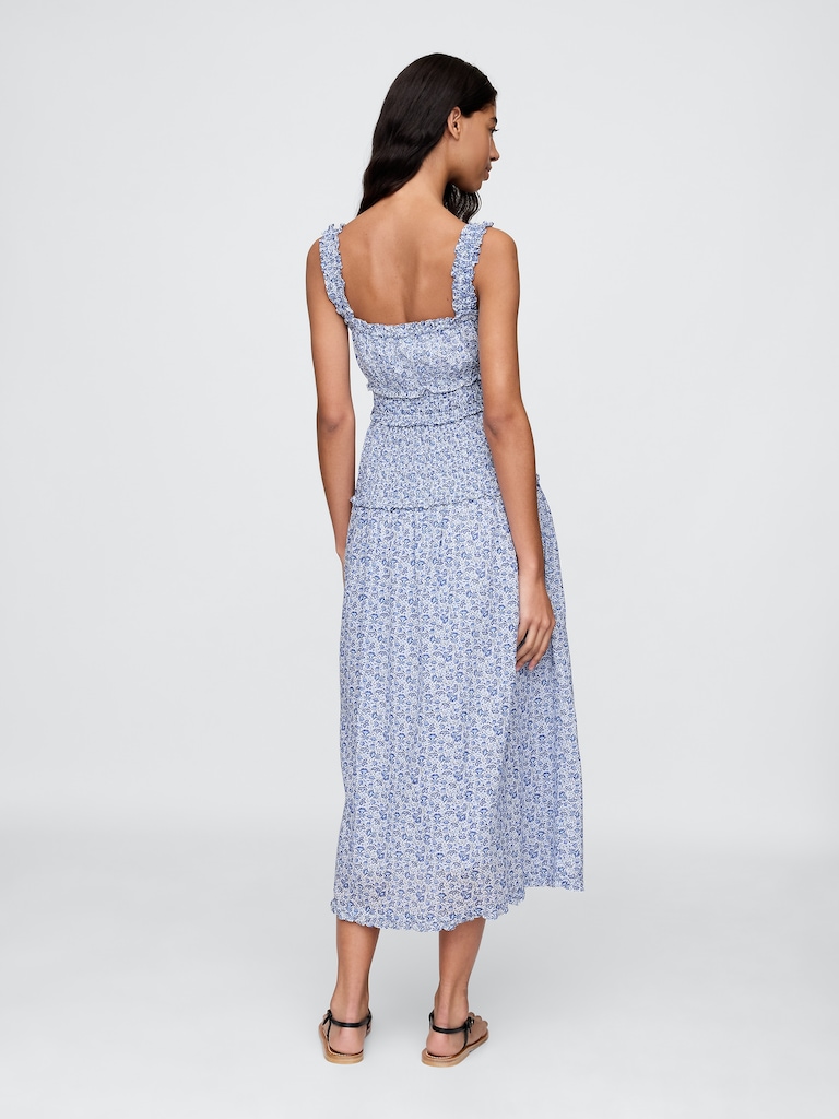 Gap × DÔEN Floral Midi Dress