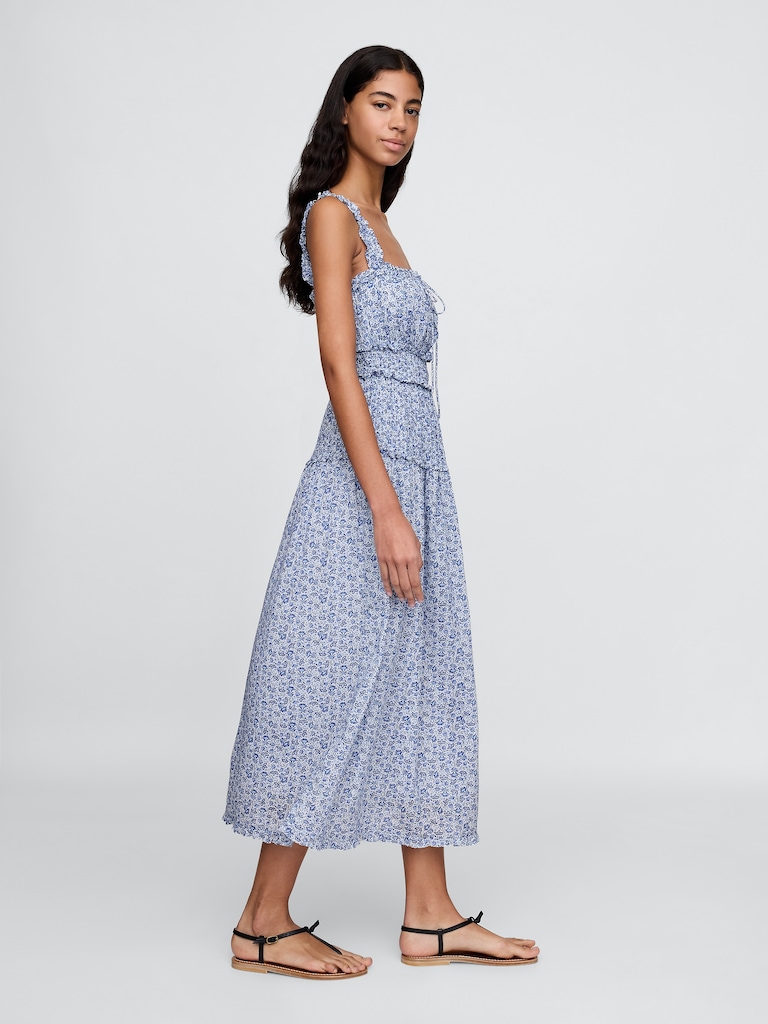Gap × DÔEN Floral Midi Dress