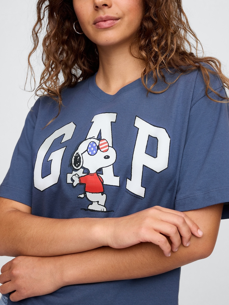 Peanuts Oversized Gap Logo T-Shirt
