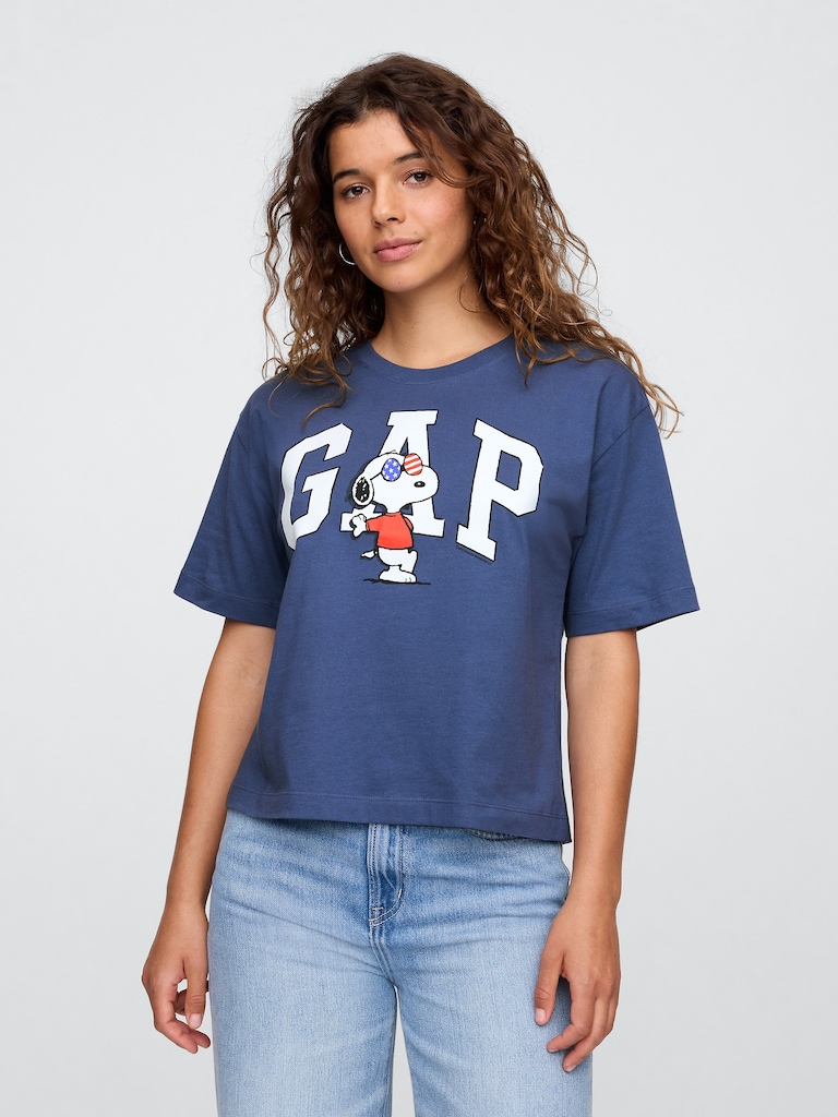 Peanuts Oversized Gap Logo T-Shirt