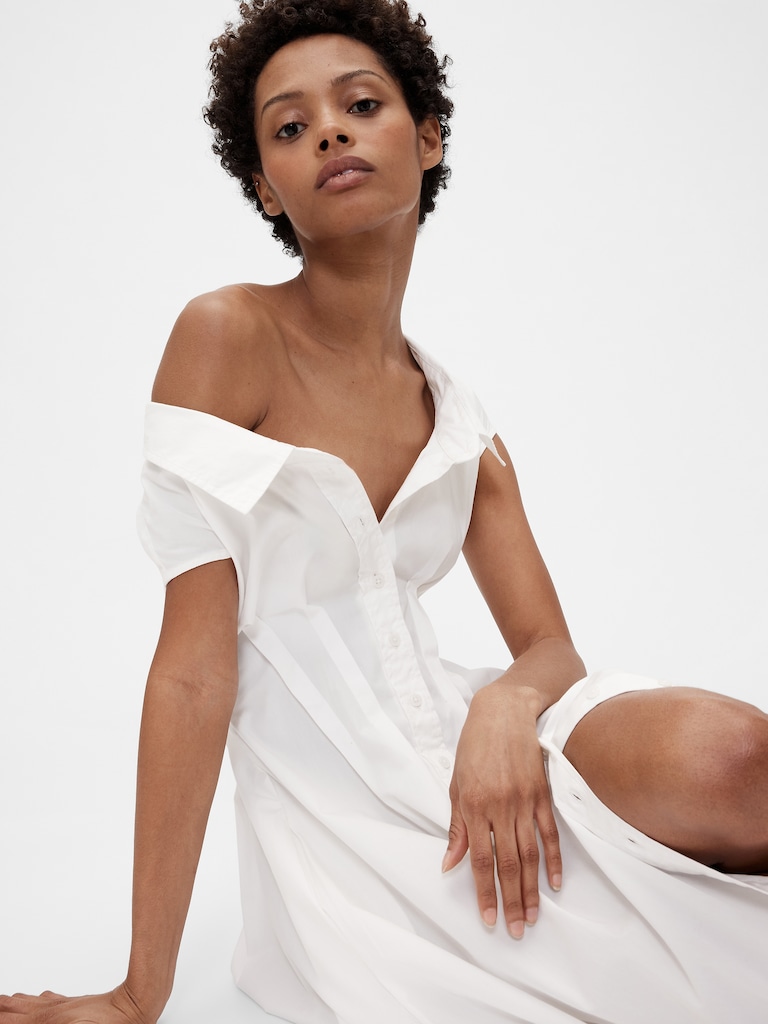 GapStudio Poplin Maxi Shirtdress