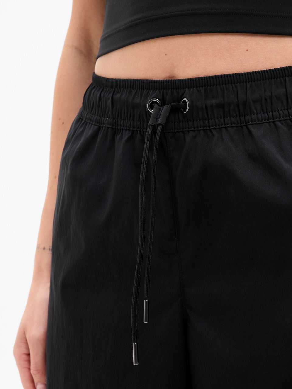 Midday Mid Rise Crop Poplin Pant