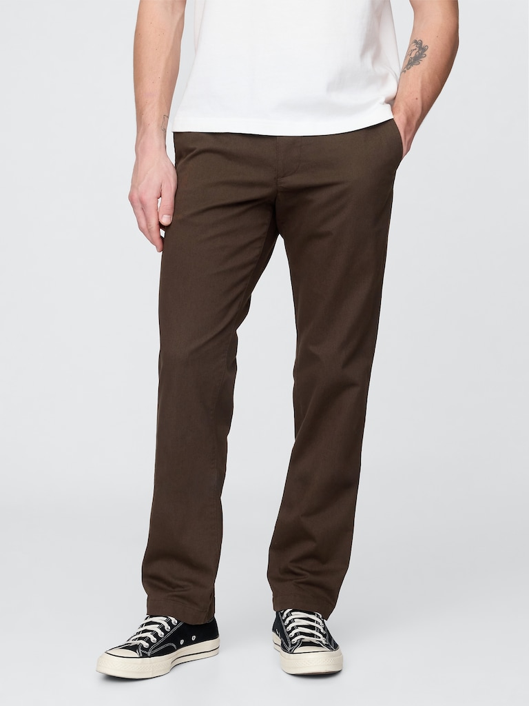 Modern Straight Khakis