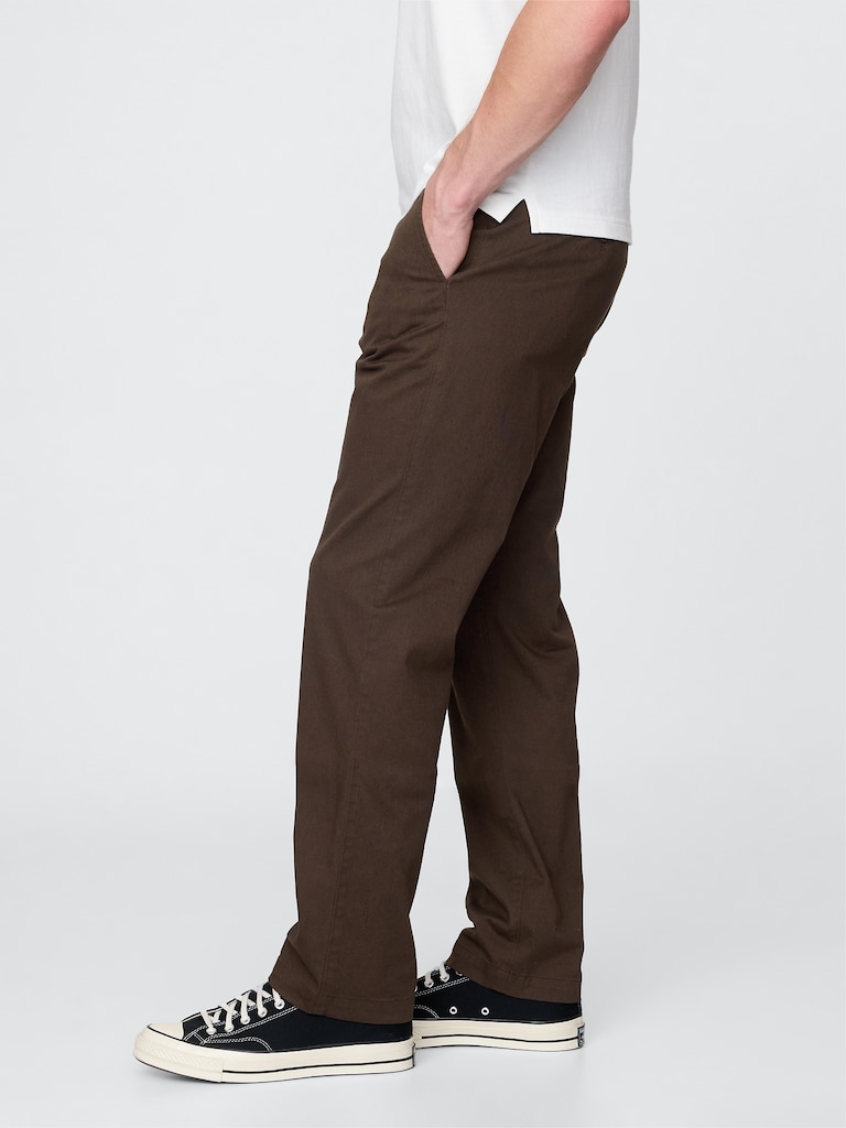 Modern Straight Khakis