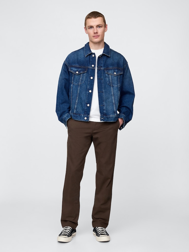 Modern Straight Khakis