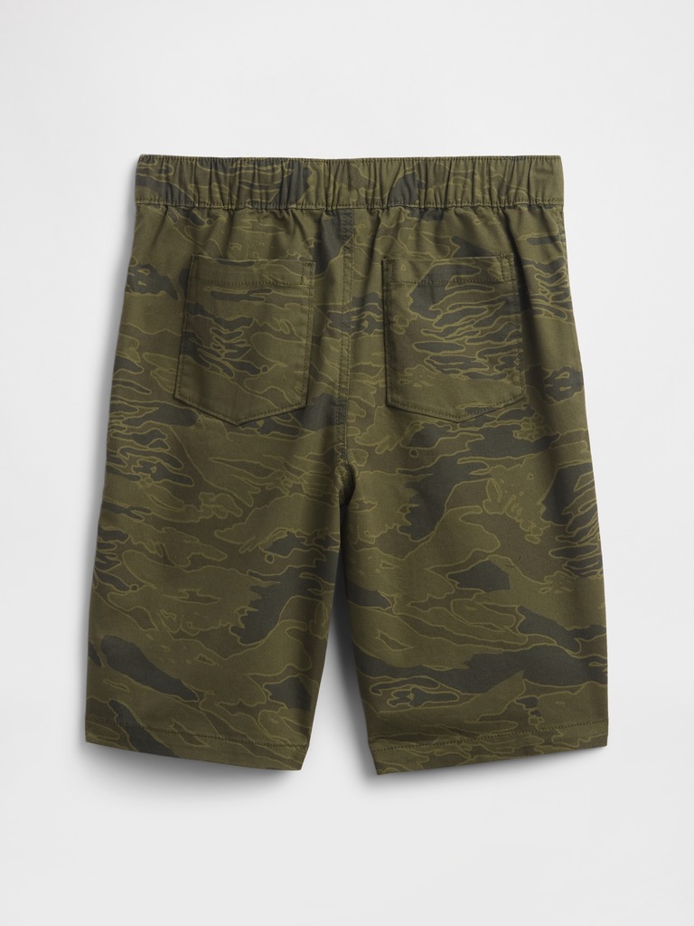 Kids Pull-On Baggy Twill Shorts