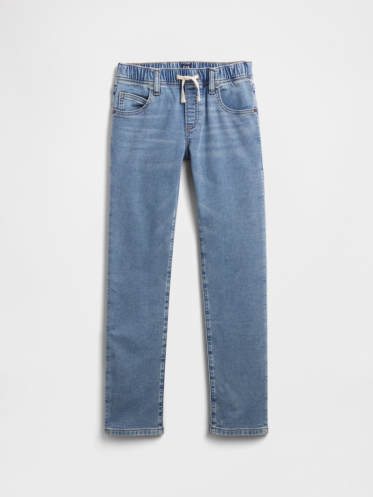 Kids Pull-On Slim Sweatpant Jeans