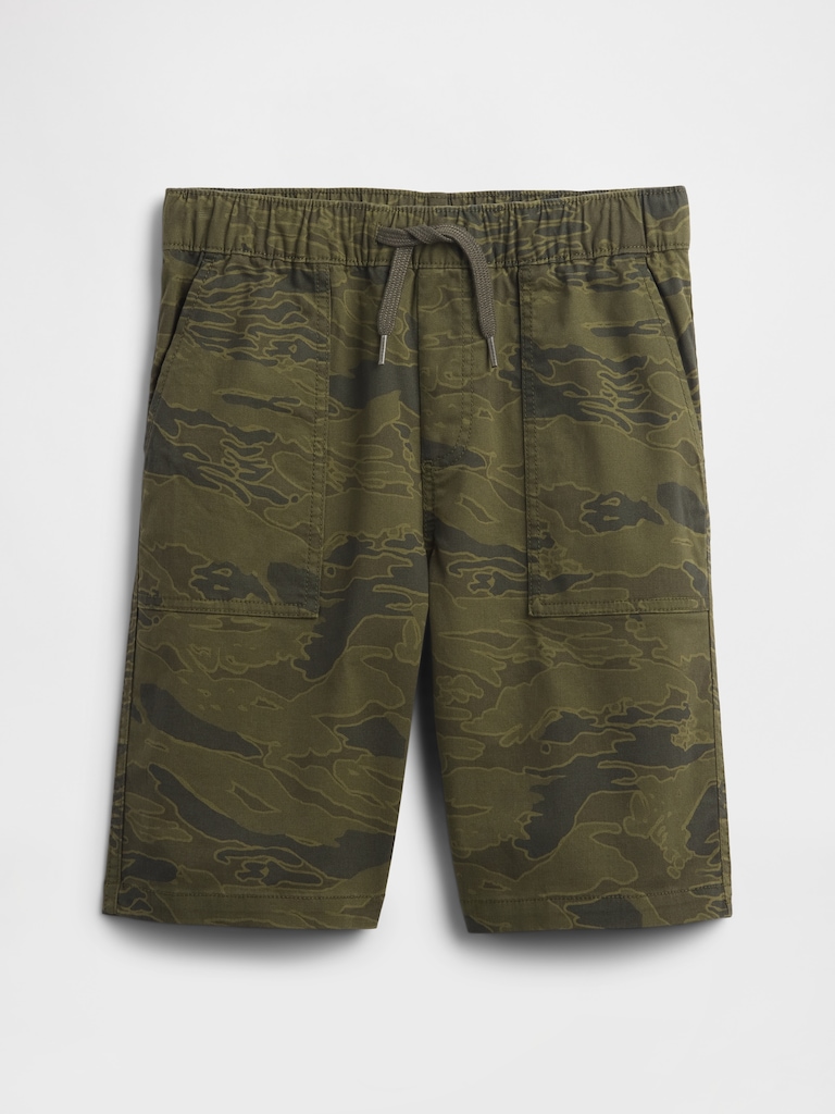 Kids Pull-On Baggy Twill Shorts