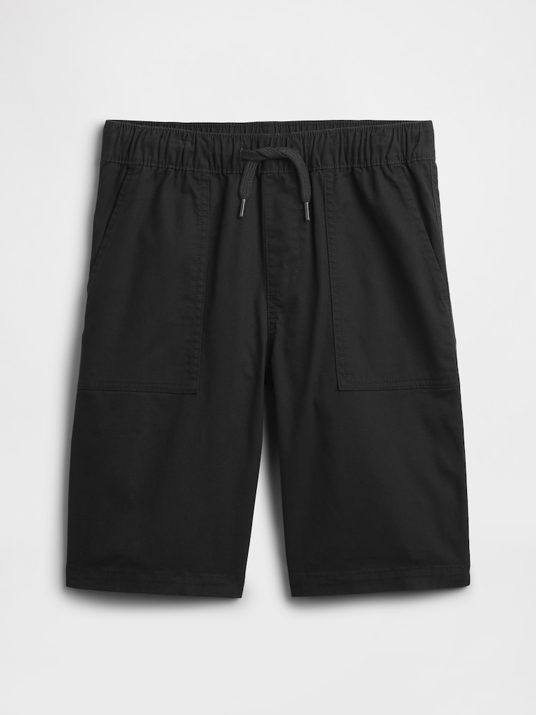 Kids Pull-On Baggy Twill Shorts