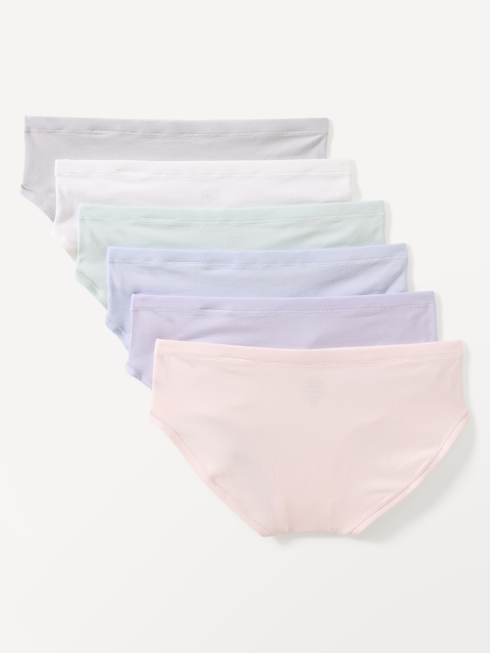 Athleta Girl Right Moves Cotton Bikini Underwear 6-Pack