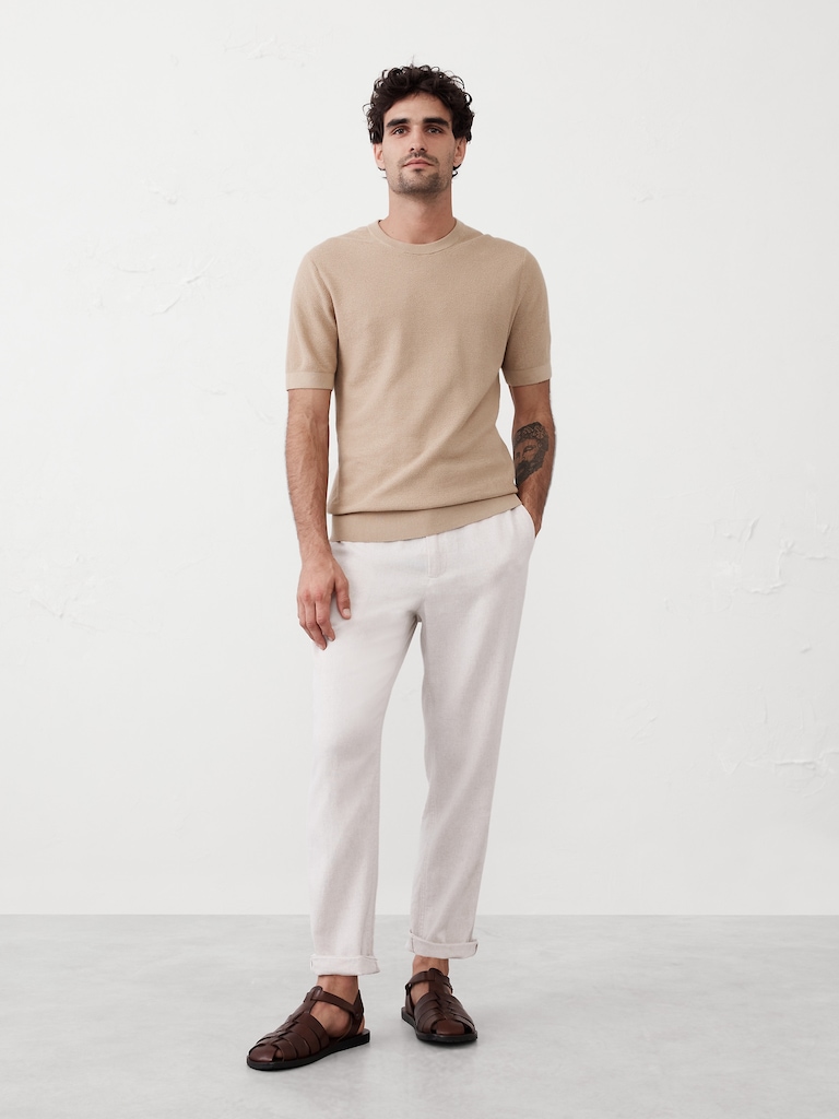 Textured Sweater T-Shirt