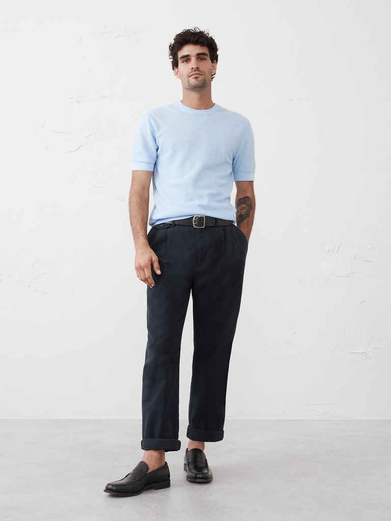 Textured Sweater T-Shirt