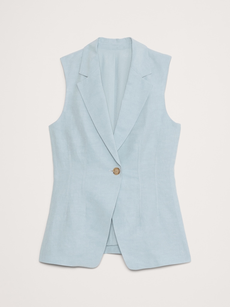Hourglass Tencel™-Linen Vest