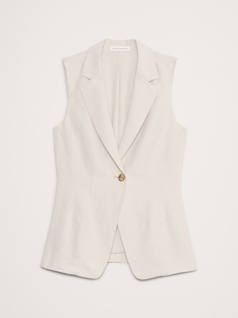 Hourglass Tencel™-Linen Vest