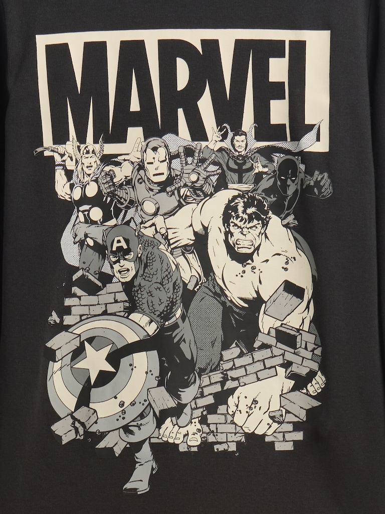 Kids Marvel Organic Brushed Cotton PJ Set