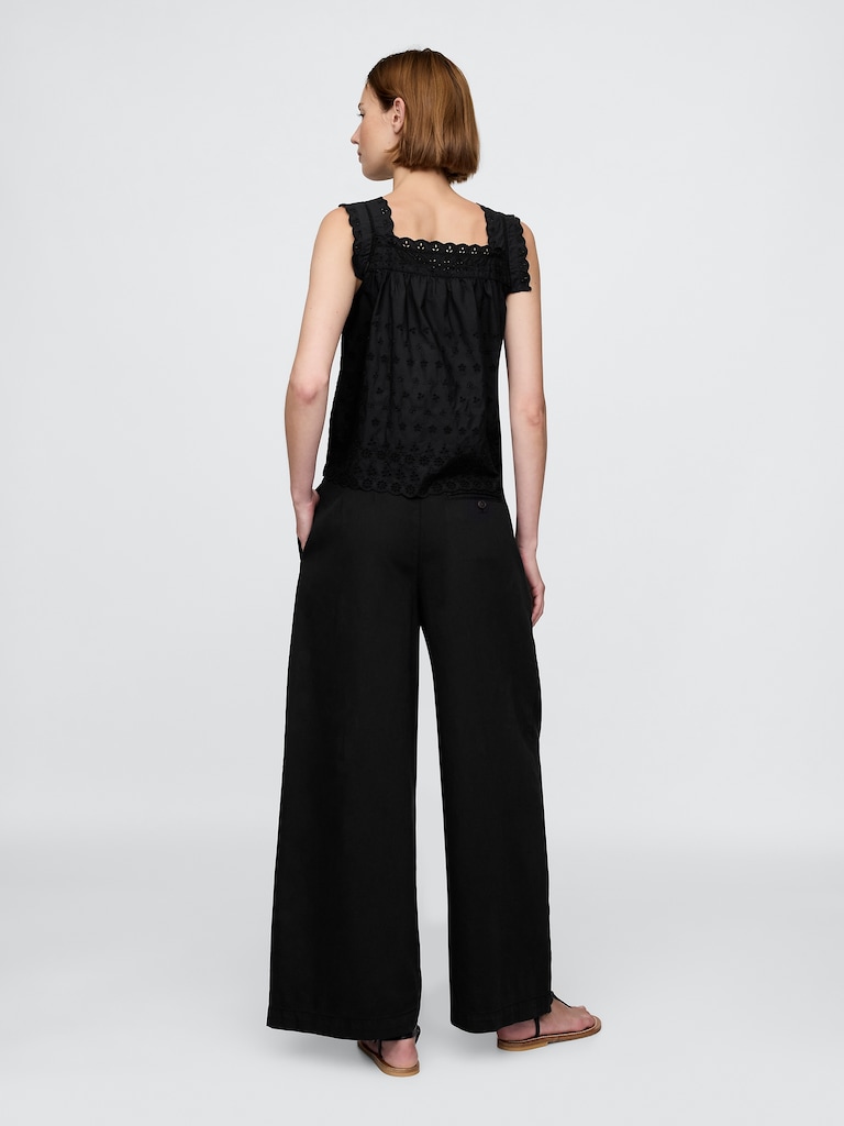 Gap × DÔEN High Rise Pleated Trousers